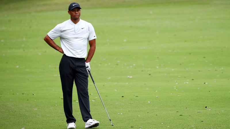 Tiger Woods bleibt auch nach der zweiten Runde erster auf der ZOZO Championship der PGA Tour. (Foto: Getty)