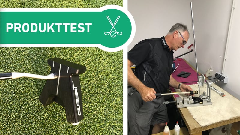 Cubert Putter - nicht vom Band sondern im Fitting. (Foto: Golf Post)