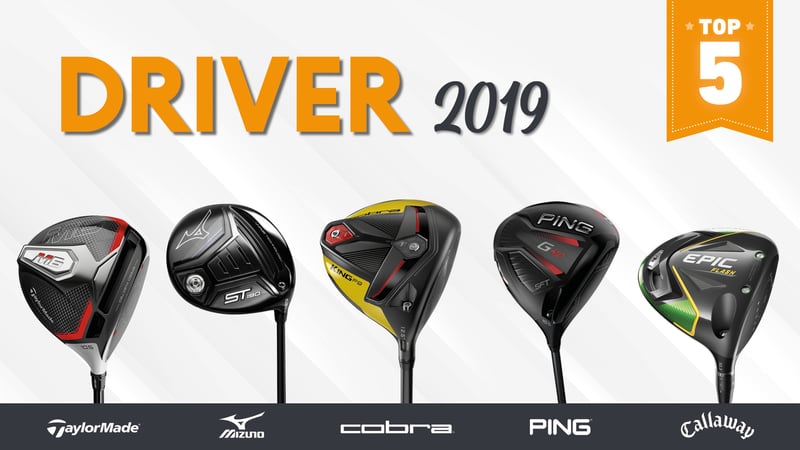 Die Golf Post Top 5 Driver des Jahres 2019. (Foto: TaylorMade, Mizuno, Cobra, Ping, Callaway)