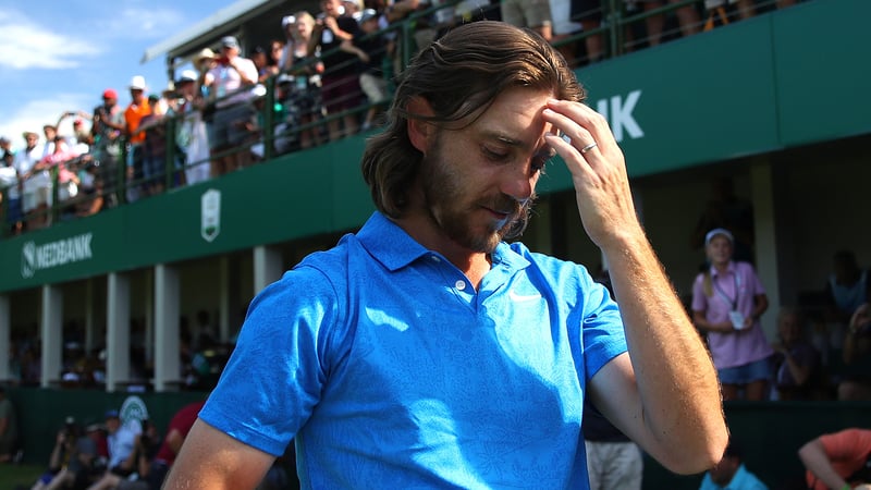 Tommy Fleetwod war nach seinem Sieg bei der Nedbank Golf Challenge sichtlich gerührt. (Foto: Getty)