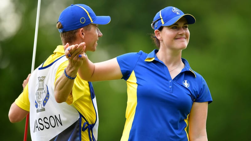 Wurde aufgrund einer tollen Saison inklusive Solheim-Cup-Triumph für die FELIX-Awards nominiert: Caroline Masson. (Foto: Getty)