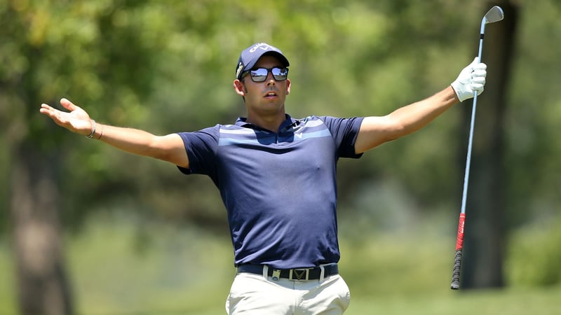 Pablo Larrazabal hat allen Grund zum Jubeln bei der Alfred Dunhill Championship. (Bildquelle: Getty)