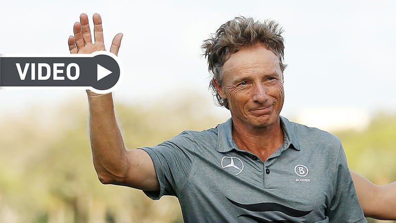 Bernhard Langer gelingt bei der Charles Schwab Cup Chamionship ein Hole-in-One. (Foto: Getty)