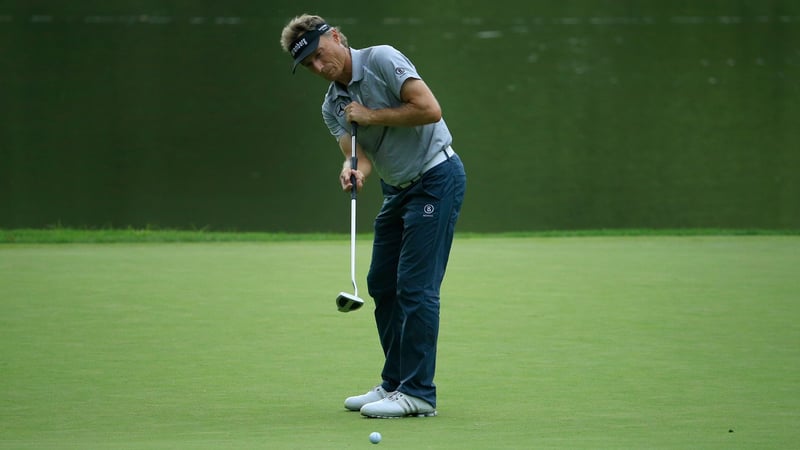 Bernhard Langer wird bei der Invesco QQQ Championship Zweiter. (Foto: Getty)