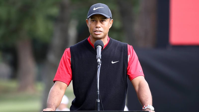 Selbst ist der Mann: Tiger Woods schickt sich selbst zum Presidents Cup. (Foto: Getty)