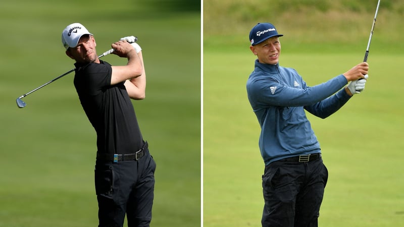 Marcel Siem und Matthias Schmid bei der AfrAsia Bank Mauritius Open 2019 der European Tour. Die Tee Times. (Foto: Getty)