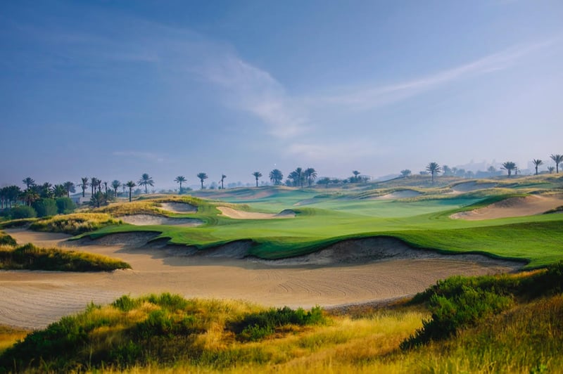 ( Foto Saadiyat Beach Golf Club: Loch Nummer Neun)