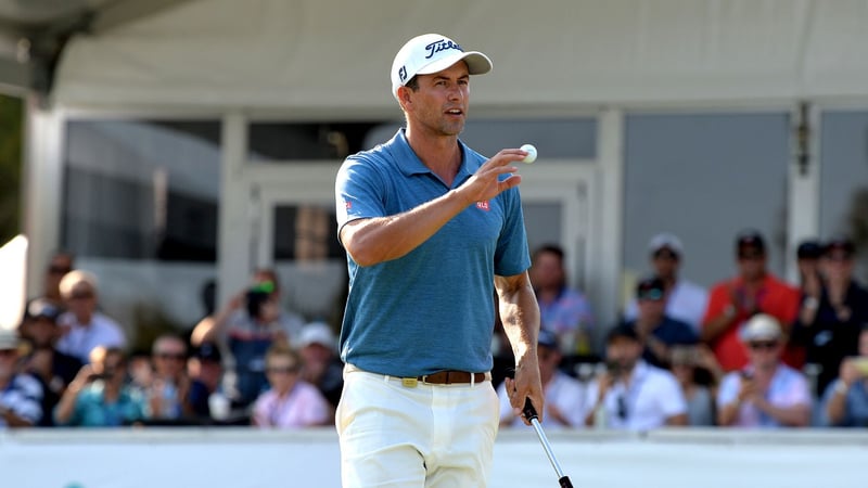 Adam Scott führt das Feld in seinem Heimatland auf der European Tour an. (Foto: Getty)