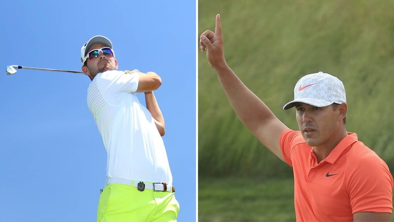 Links: Bernd Wiesberger - der Aufsteiger der Saison; Rechts: Brooks Koepka - der Dominator der Saison. (Foto: Getty)