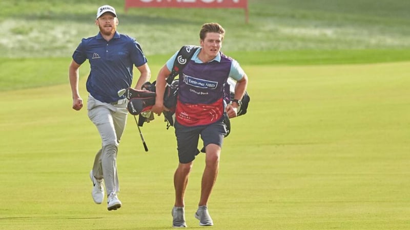 Die Rekordhalter für die schnellste Runde in der Geschichte der European Tour: Sebastian und Jasper Söderberg. (Foto: Twitter / @EuropeanTour)