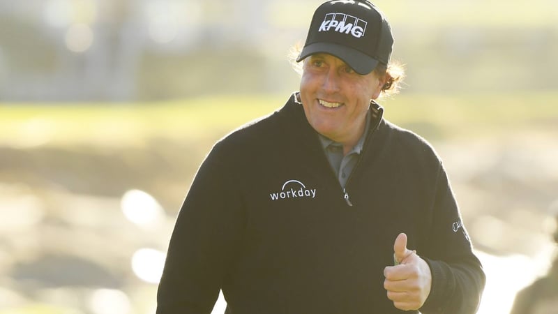 Host auf der PGA Tour und Spieler mit Aussicht auf die Trophäe: Phil Mickelson. (Foto: Getty)