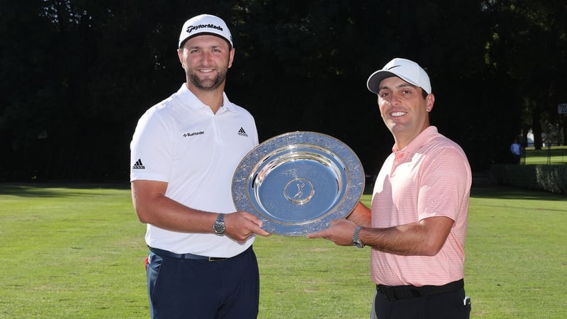 Jon Rahm erhält den Seve Ballesteros Award der European Tour. (Foto: Getty)