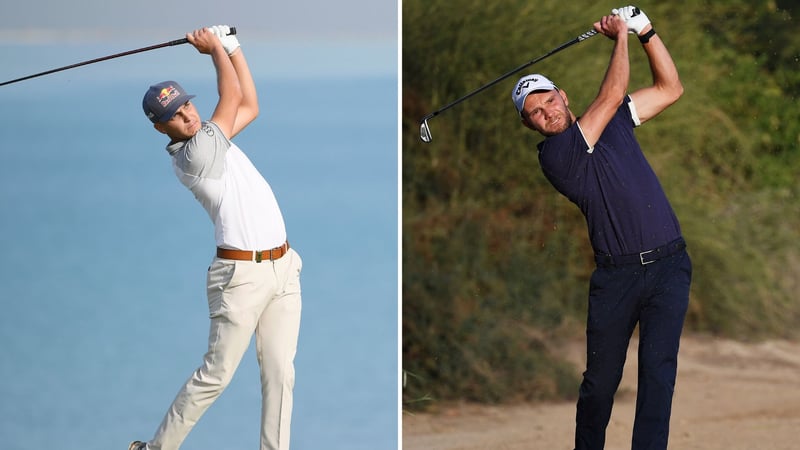 Matthias Schwab und Max Kieffer beim Saudi International der European Tour. (Foto: Getty)