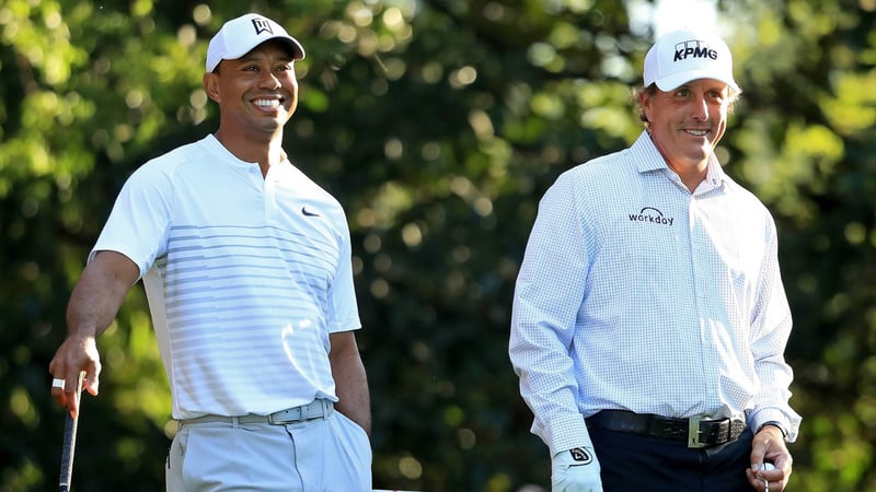 Tiger Woods und Phil Mickelson - nur ein Bruchteil der Bewohner der Golfhauptstadt Jupiter. (Foto: Getty)
