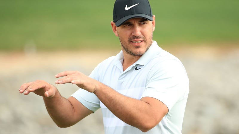 Brooks Koepka äußert sich zu den Interviews während der Runde. (Bildquelle: Getty)