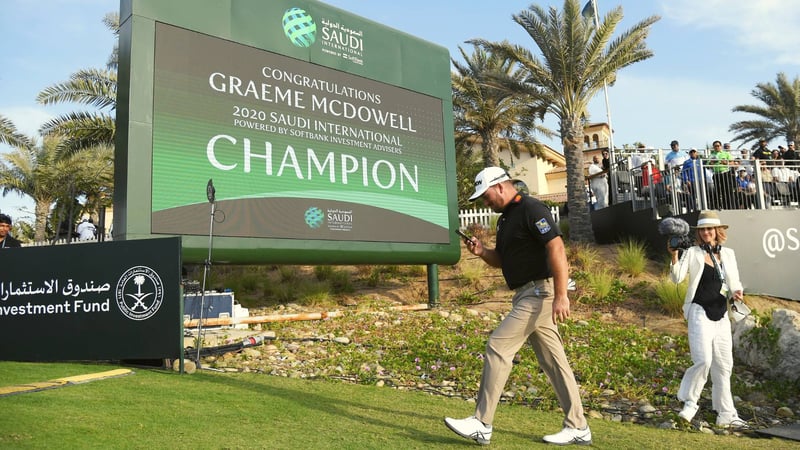Den letzten seiner bisher zehn European-Tour-Titel gewann Graeme McDowell 2014 - nun sichert er sich Titel Nummer 11. (Foto: Getty)