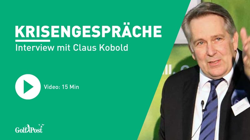 Der DGV-Präsident Claus Kobold im Interview mit Golf Post über die Coronavirus-Krise.