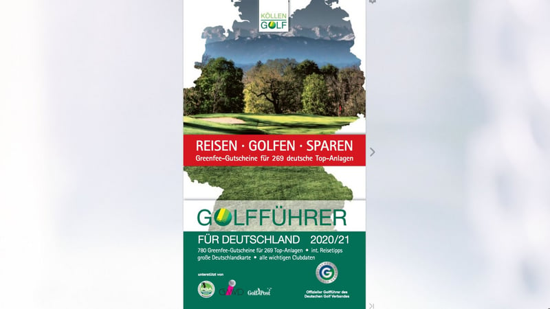Der aktuelle DGV-Golfführer des Köllen-Verlages ist erhältlich (Foto: Screenshot Leseprobe)