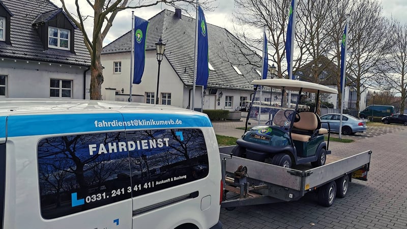 Tolle Aktion des G&CC Seddiner See: Unterstützung im Kampf gegen das Coronavirus im Form von Golfcarts. (Foto: G&CCS)