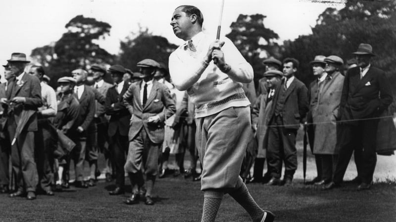 Walter Hagen. Geboren: 21. Dezember 1892 in Rochester, New York. Gestorben: 06. Oktober 1969 in Traverse City, Michigan. (Foto: Getty)