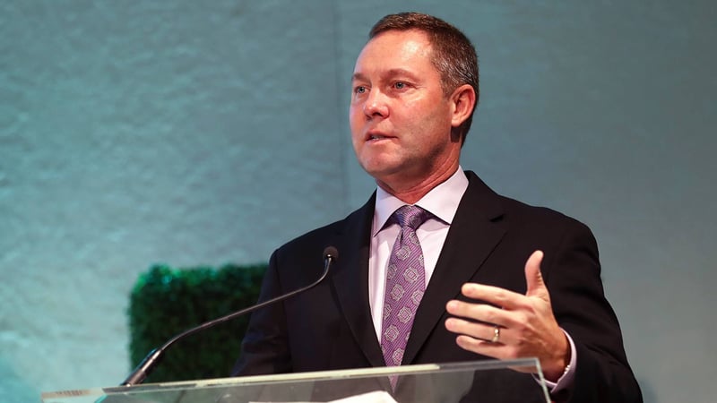 Der Commissioner der LPGA Tour Mike Whan appelliert an die Sponsoren, schützt seine Spielerinnen und gibt Denkanstöße für die Zukunft. (Foto: Getty)