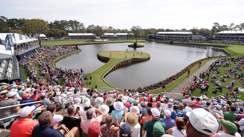 Das 17. Loch im TPC Sawgrass gehört zu den bekanntesten weltweit. (Foto: Getty)