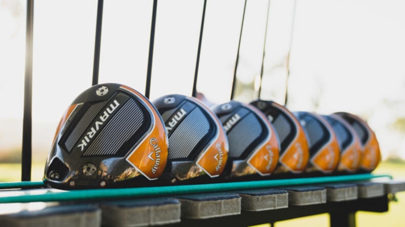 Aufgestellt in Reih und Glied - die Callaway Mavrik Driver kommen in drei Modellen. (Foto: Callaway)