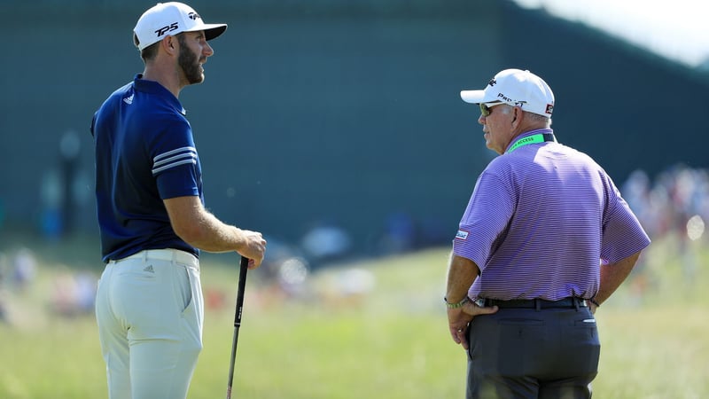 Butch Harmon trainiert viele Golfstars, darunter auch Dustin Johnson. (Foto: Getty)