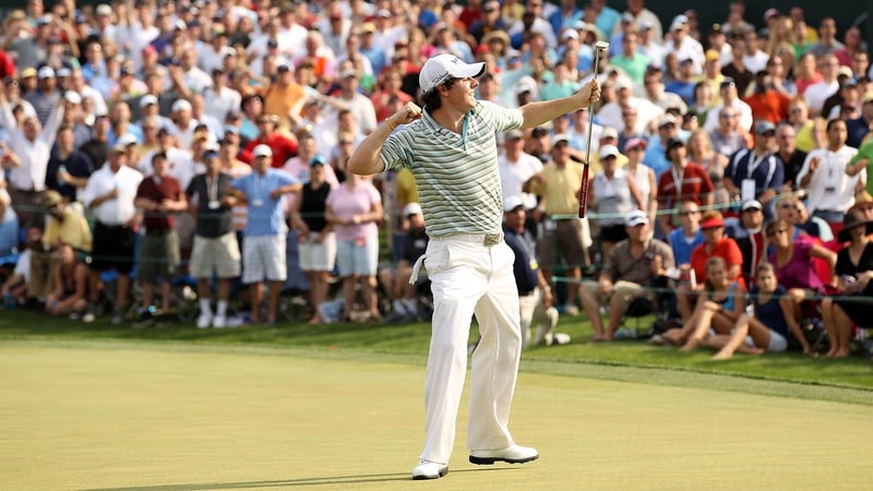 Rory McIlroy bei seinem Sieg der Wells Fargo Championship 2010. (Foto: Getty)