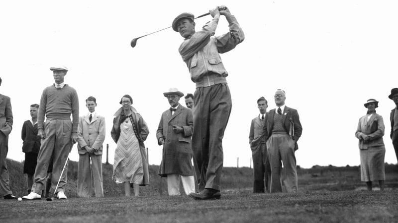 Byron Nelson. Geboren: 04. Februar 1912 in Waxahachie, Texas. Gestorben: 26. September 2006 in Roanoke, Texas (Foto: Getty)