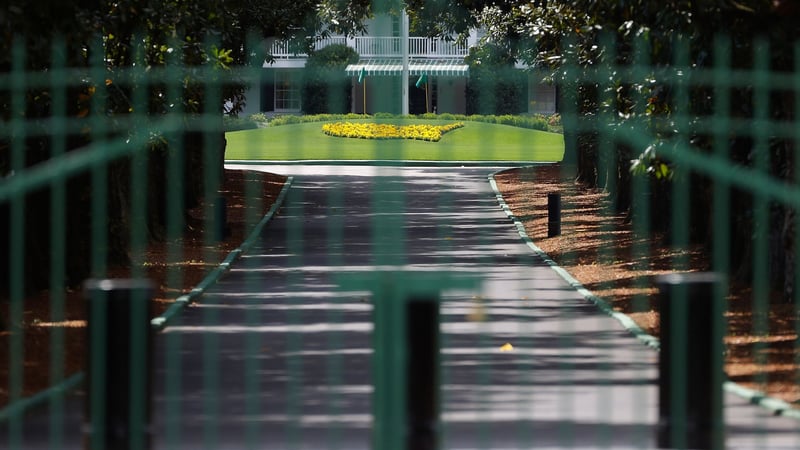 Noch sind die Tore des Augusta National geschlossen, doch das Masters soll im November nachgeholt werden. (Foto: Getty)