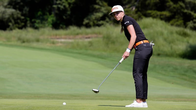 Sophia Popov feiert den zweiten Turniersieg ihrer Karriere - nur eine Woche nach ihrem ersten Triumph. (Foto: Getty)