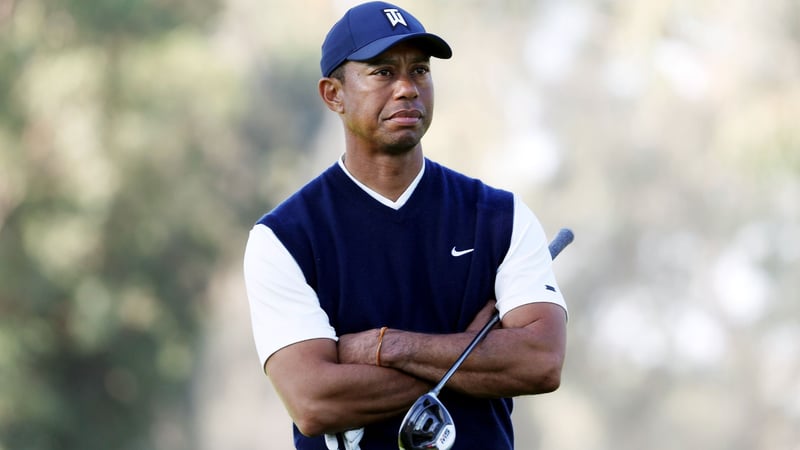 Tiger Woods bei seinem letzten Turnierstart im Februar. (Foto: Getty)