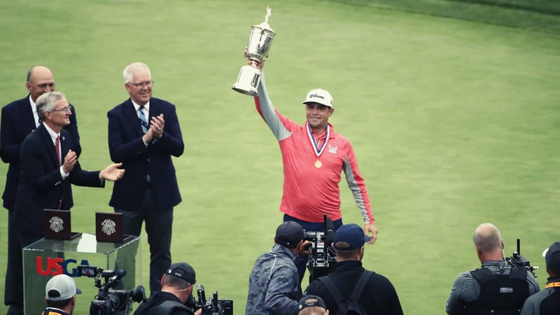 Gerechnet hatte damit im Vorfeld des Turniers niemand, trotzdem machte er es - Gary Woodland ist Majorsieger (Foto: Getty)