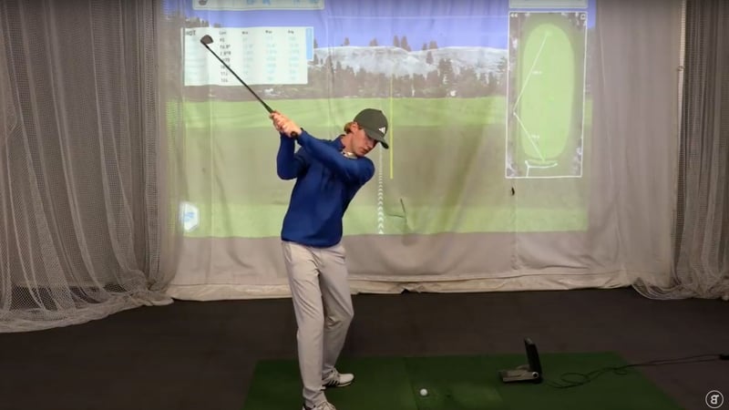 Golftraining mit Birdietrain: Joscha erklärt, warum die Drehung nicht bei jedem förderlich ist. (Foto: YouTube.com/Birdietrain)