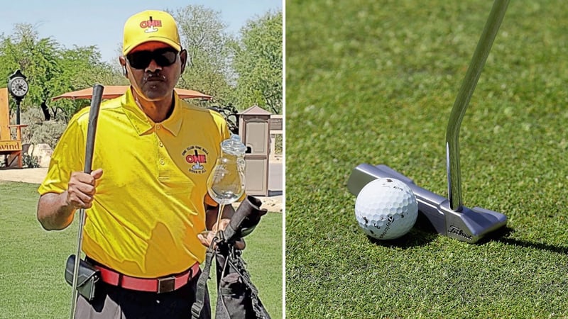 Anthony Griggs spielt eine Runde in 84 Schlägen nur mit dem Putter. (Foto: Getty)