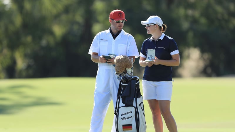 LPGA Tour: Für Caroline Masson ist der Caddie ein wichtiger Teil des Spiels (Foto: Getty)