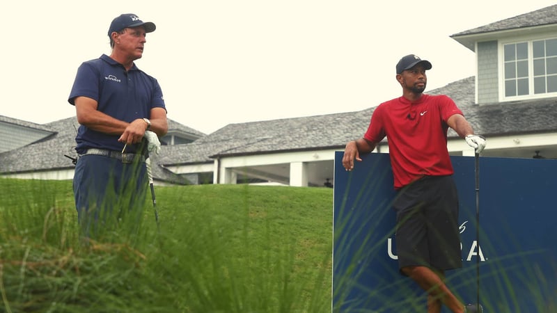 Phil Mickelson und Tiger Woods - 