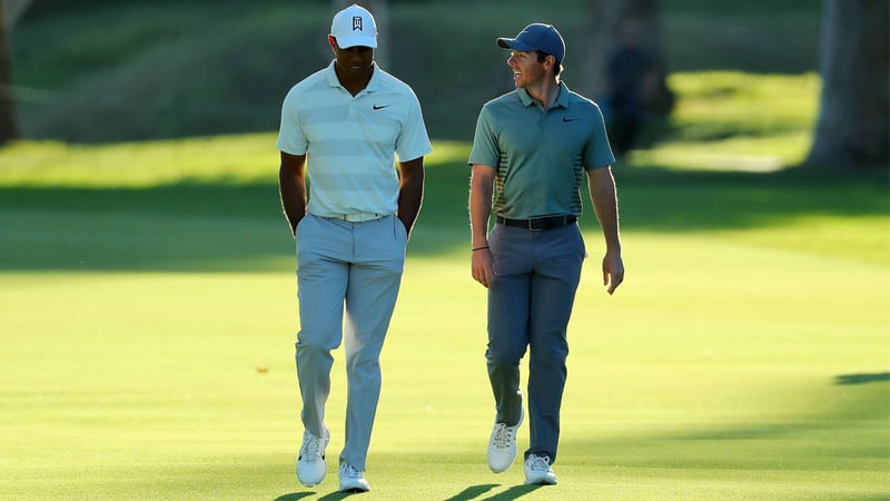 Tiger Woods und Rory McIlroy: Die beiden Topverdiener der Golfwelt. (Foto: Getty)