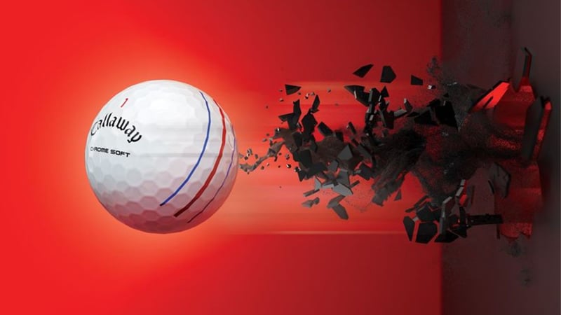 Mit dem Callaway Chrome Soft zu neuen Weiten. (Foto: Callaway)