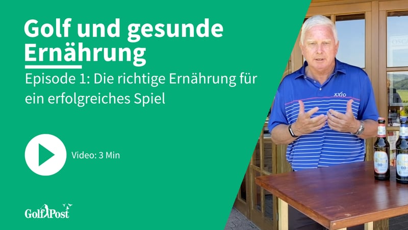 Trainingstipps mit Frank Adamowicz - Golf und gesunde Ernährung | Episode 1: Die richtige Ernährung für ein erfolgreiches Spiel (Foto: Golf Post)