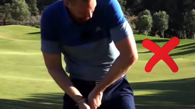 Birdietrain zeigt Ihnen, wie Sie eine Beugung des vorderen Arms verhindern. (Foto: Youtube.com/@Birdirtrain)