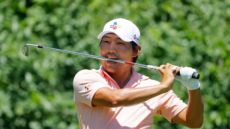 Sung Kang mit einem Hole-in-One beim Restart der PGA Tour. (Foto: Getty)