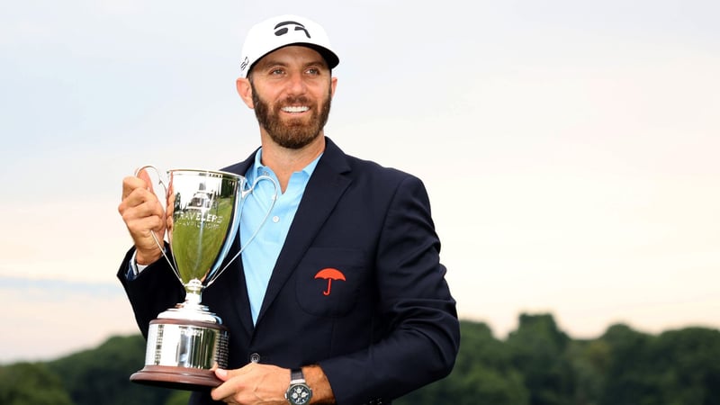 Dustin Johnson gewinnt die Travelers Championship 2020 der PGA Tour. (Foto: Getty)