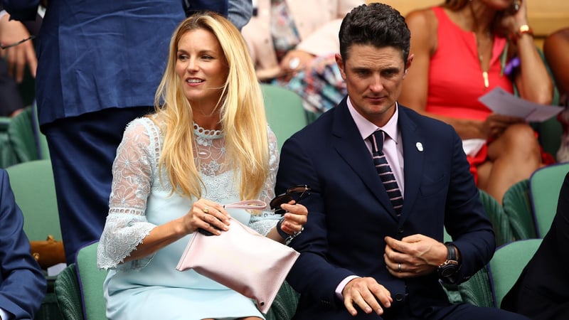 Kate und Justin Rose beim Tennisturnier in Wimbledon. (Foto: Getty)