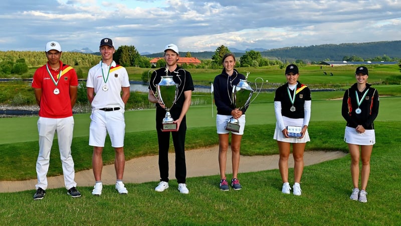 Die Sieger der Golfsport Manufaktur Schäffler Tanz Open 2020. (Foto: Frank Föhlinger)