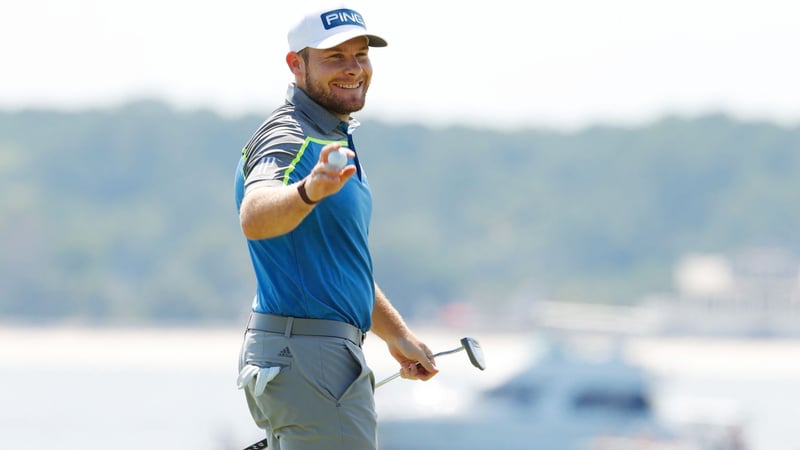 Tyrrell Hatton aus England ist einer der Führenden vor dem Finale auf der PGA Tour. (Foto: Getty)