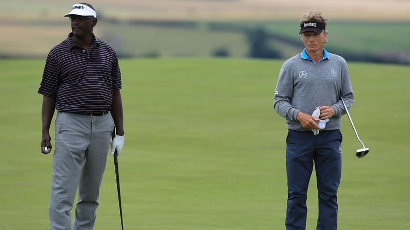 Vijay Singh und Bernhard Langer. (Foto: Getty)