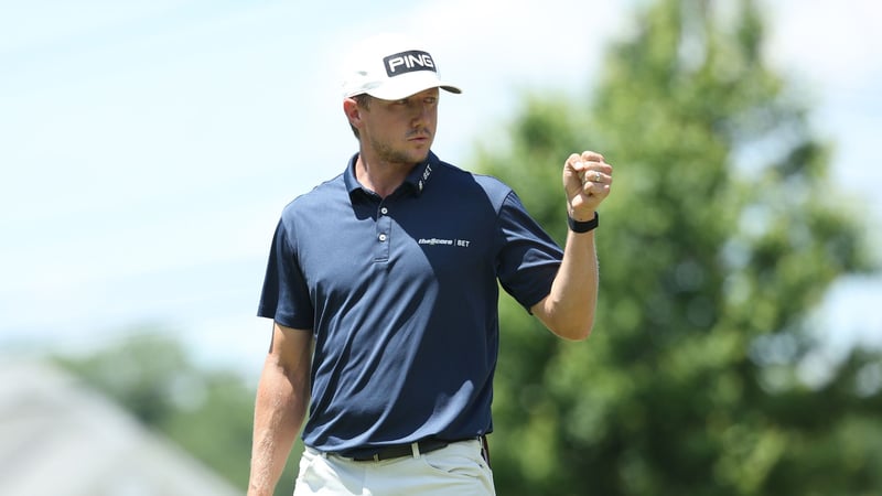 Mackenzie Hughes führt bei der Travelers Championship der PGA Tour. (Foto: Getty)