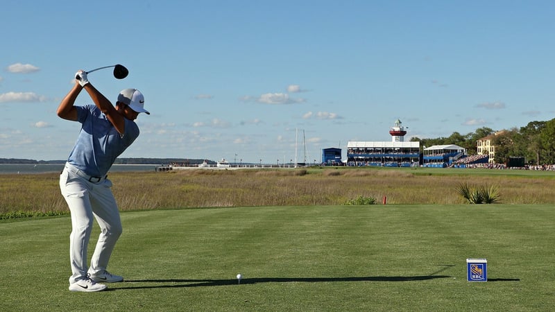 Schöner Blick bei der RBC Heritage: Das 18. Loch des Harbour Town Golf Links. (Foto: Getty)